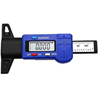 RoxTop Probador Digital De La Banda De Rodadura del Coche 0-25 Mm Medidor De Profundidad Banda De Rodadura del Medidor…